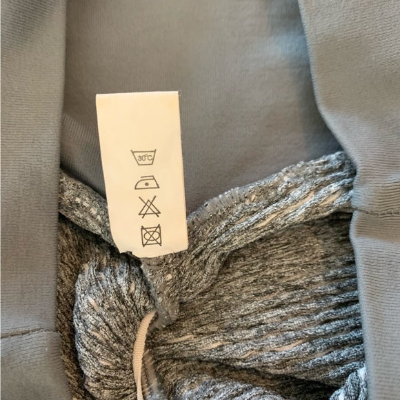 Tik Tok Leggings Butt Scrunch Leggings Gray Waffle Weave Super Stretchy Small - Picture 12 of 13